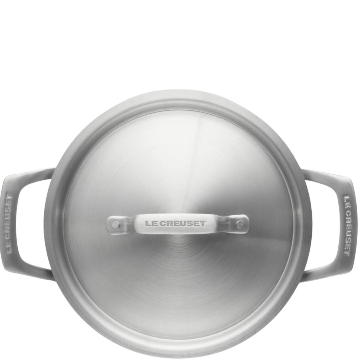Le Creuset Essential 3-Ply gryta djup 20 cm 4 L med lock