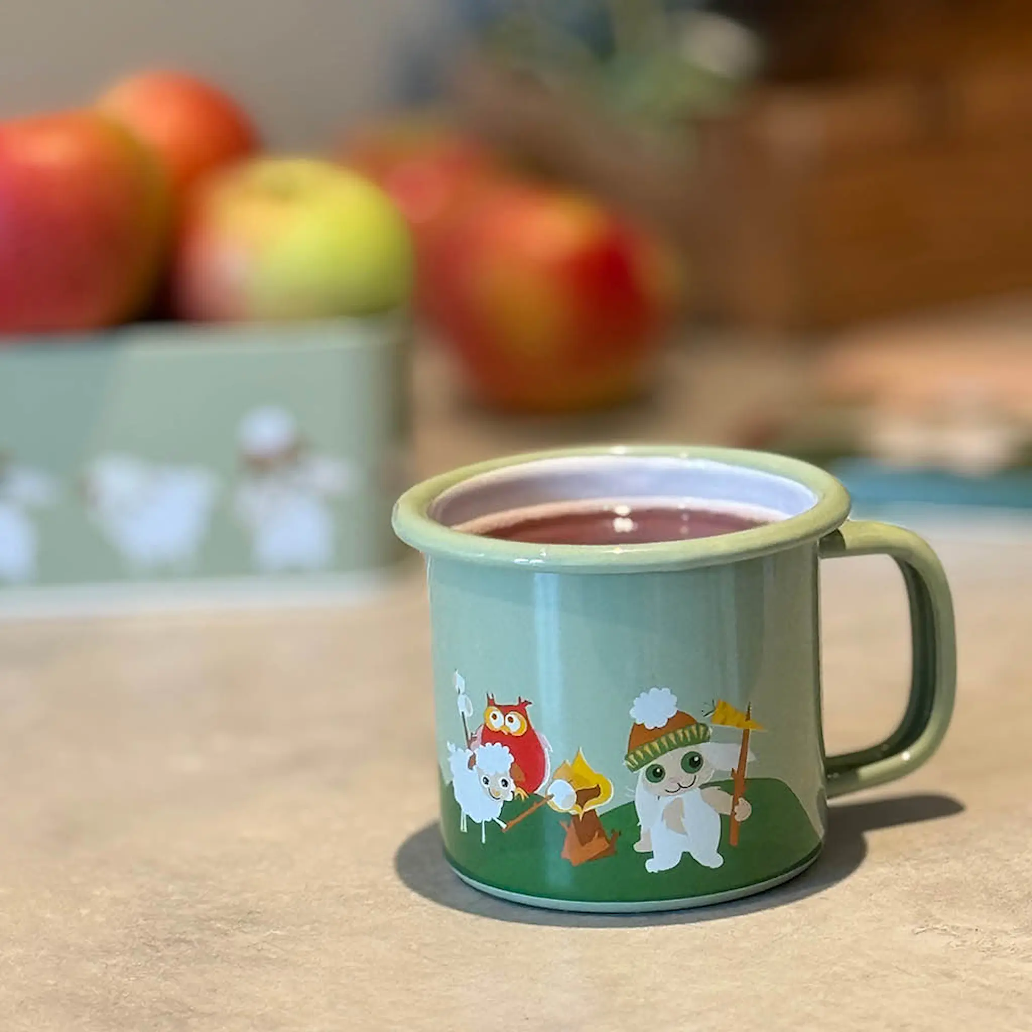 Blafre Lille Kanin emaljmugg 25 cl grön