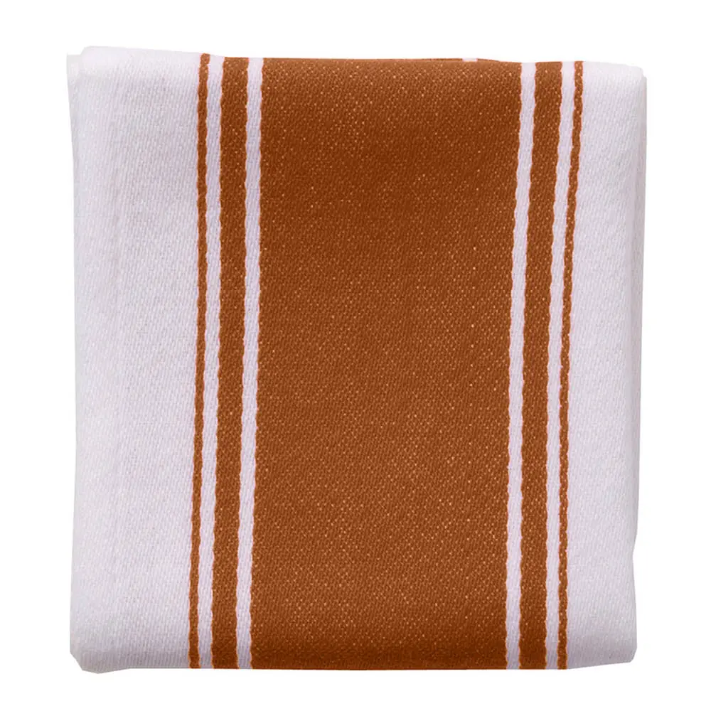 Love Colour kjøkkenhåndkle stripet terracotta