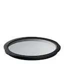 Glaslock 28 cm klar/svart