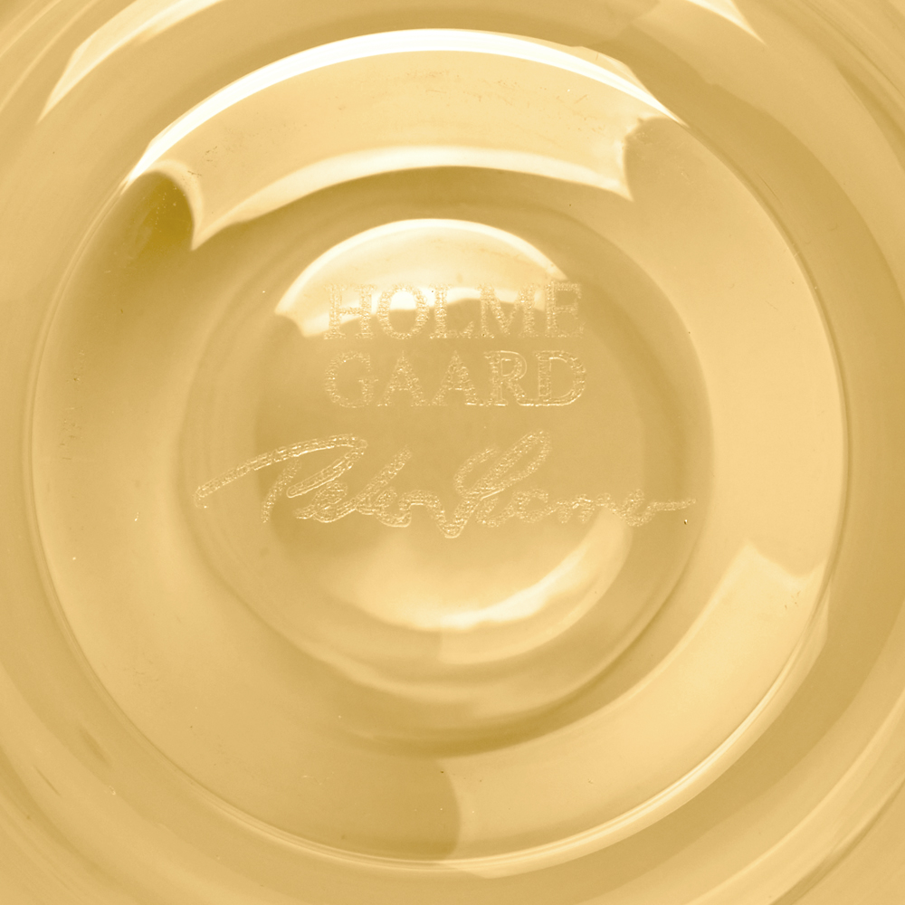 Holmegaard Calabas telyslykt Ø8,5 cm amber