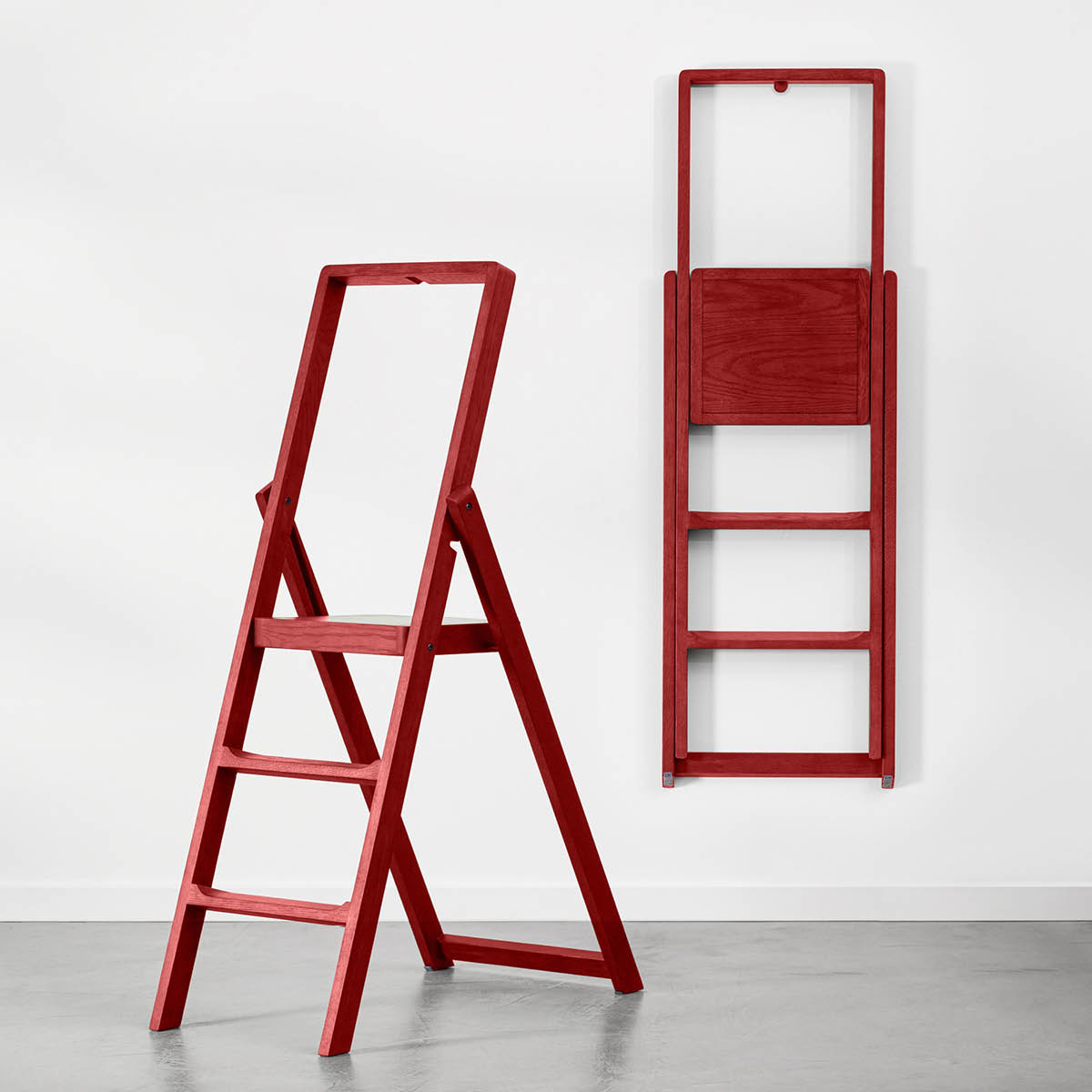 Design House Stockholm Step Tikkaat 45x132 cm Punainen