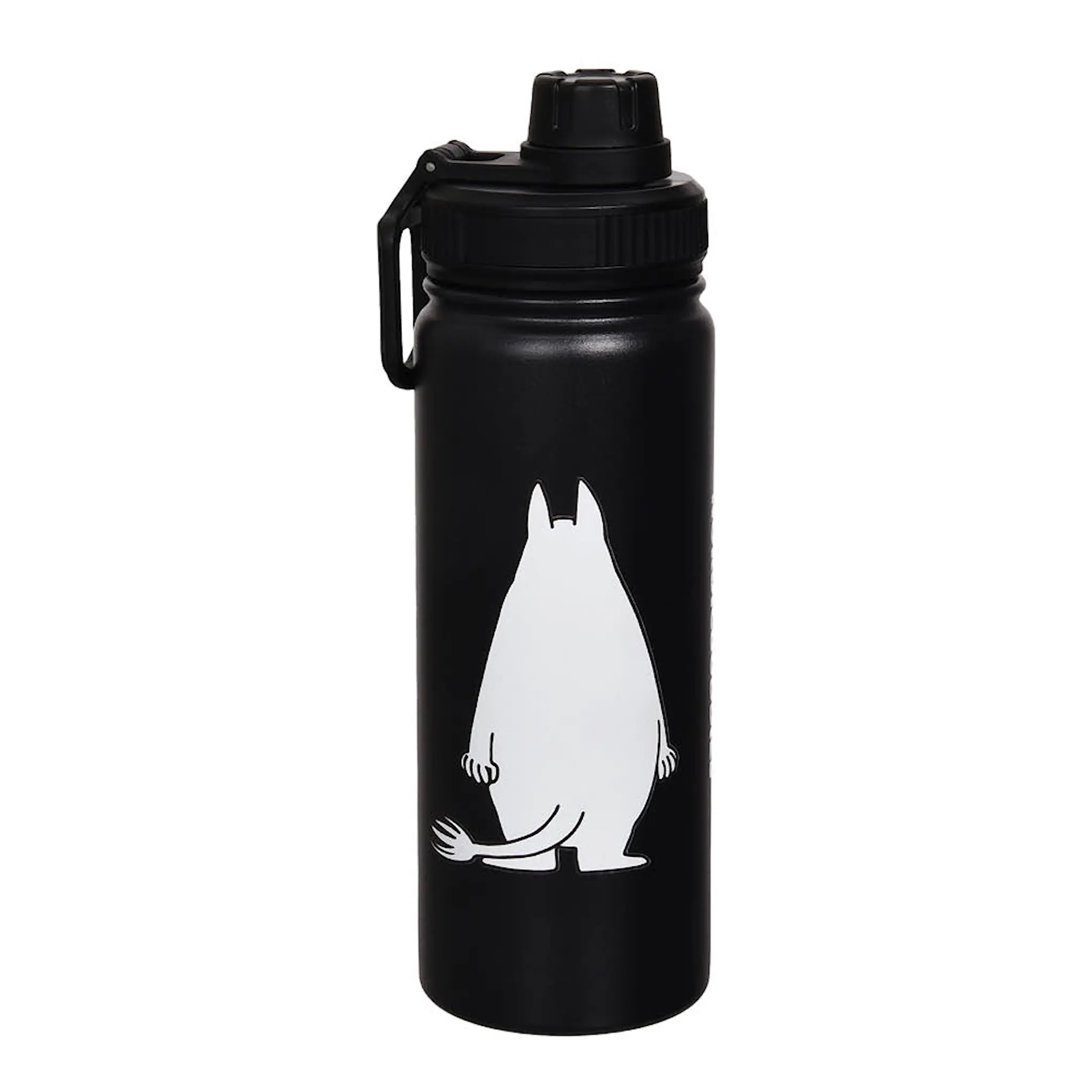 Nordicbuddies Mumin termoflaska 0,55 L Mumintrollet arg svart