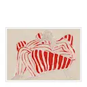 The Poster Club x Sofia Lind poster 30x40 cm red chair