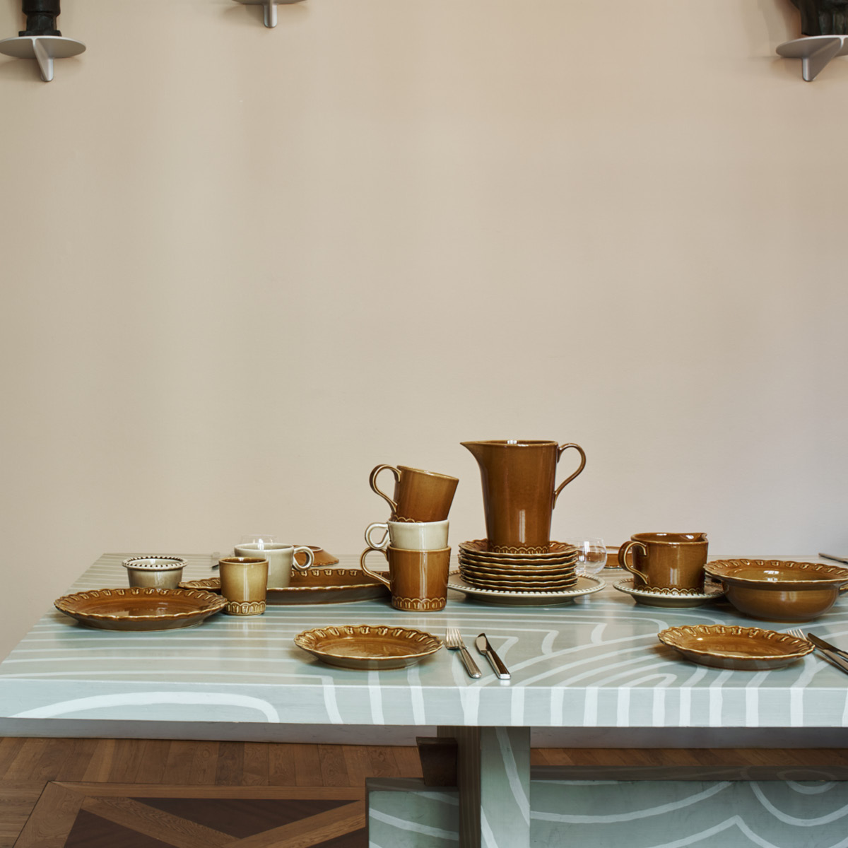 PotteryJo Tulipa tallerken 26 cm 2 stk umbra