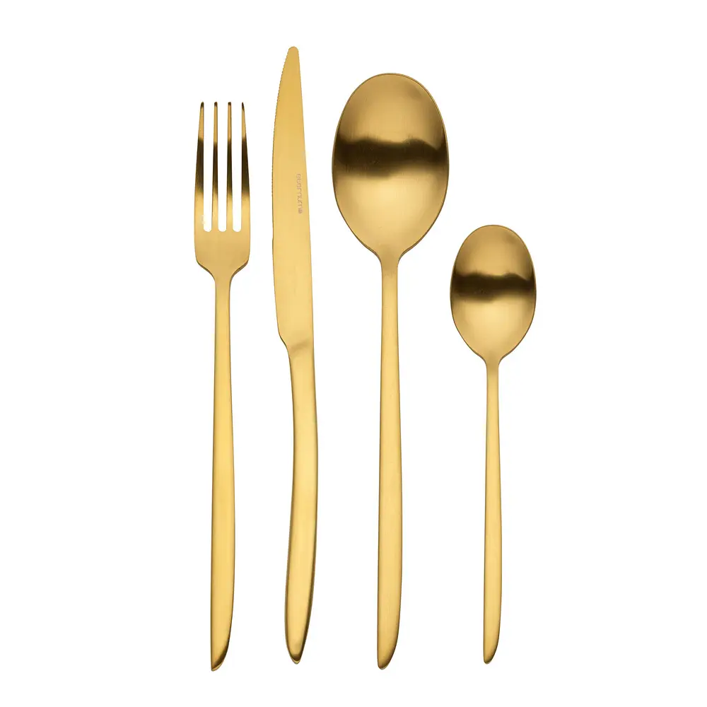 Orca bestikksett 24 deler gull