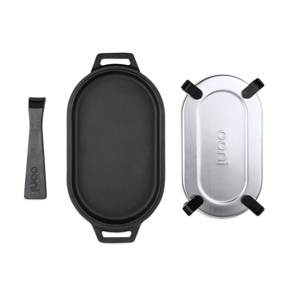 Ooni Sizzler gjutjärnspanna 31 cm med ställ
