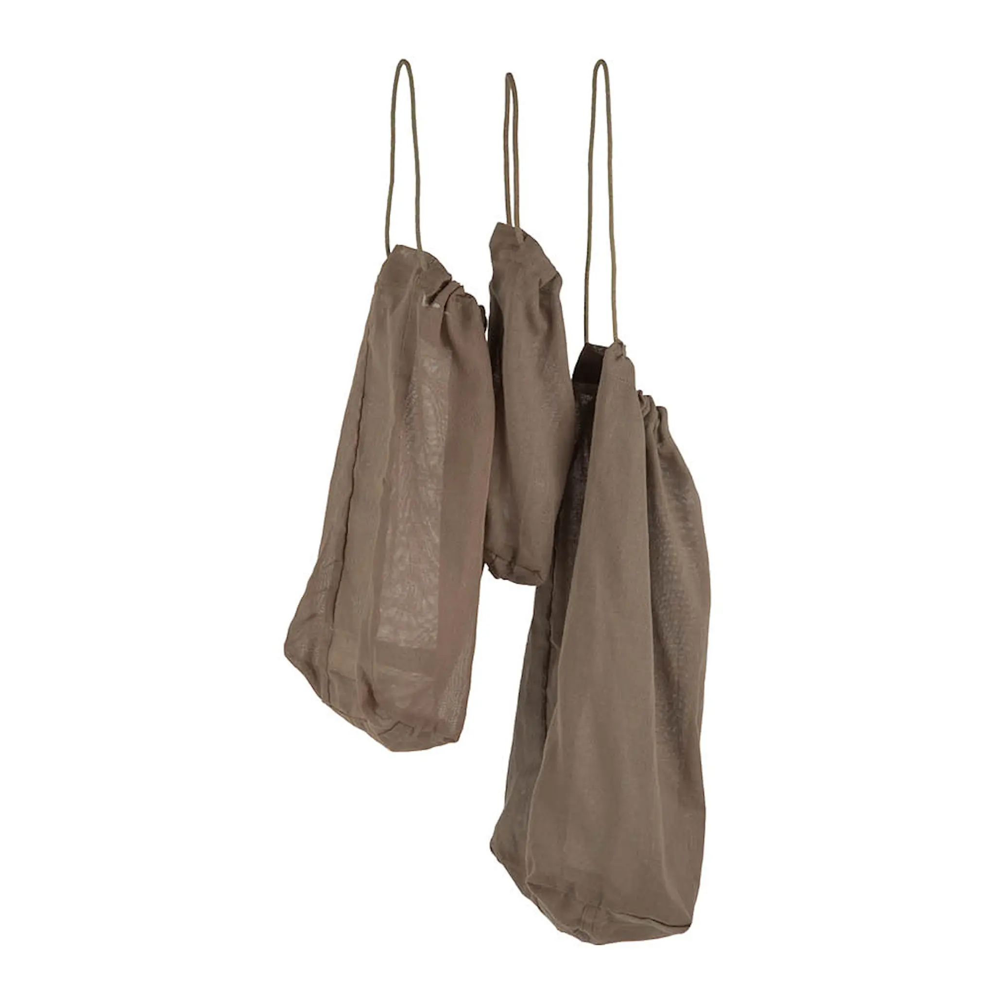 The Organic Company Återanvändbar tygpåse 3-pack clay