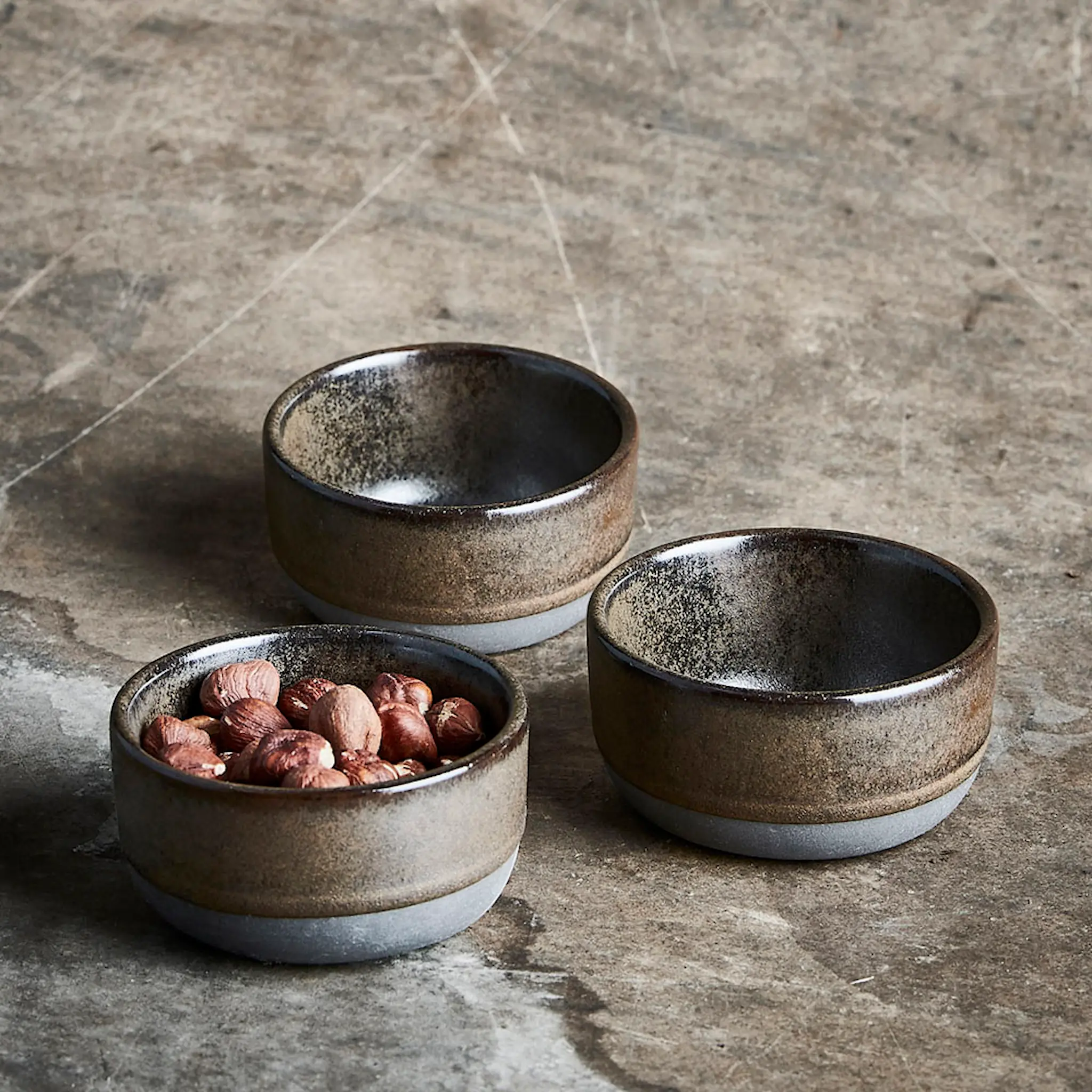 Aida Raw Minikulho 3 kpl Metallic Brown