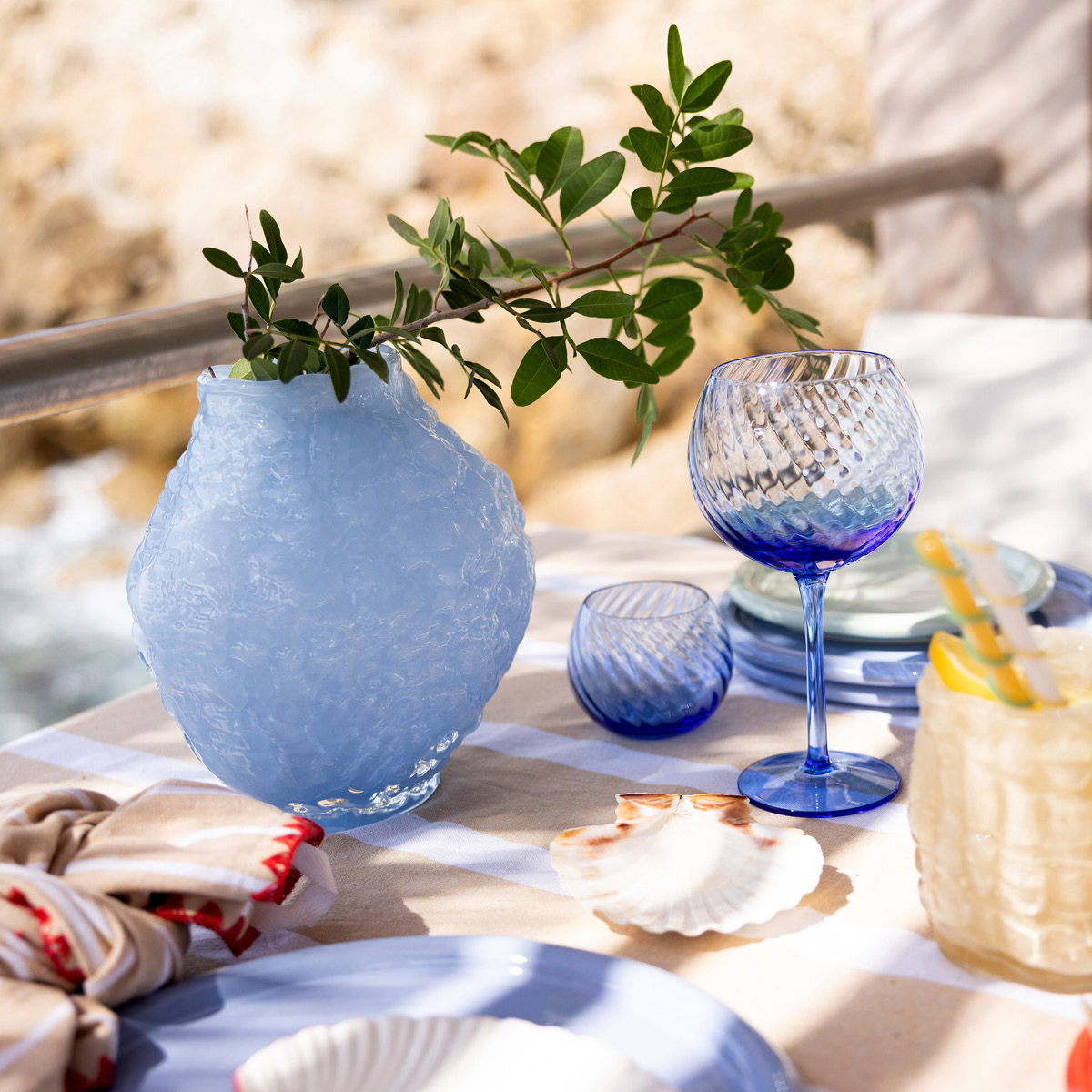 ByOn Opacity Juomalasi 22 cl 2 kpl Sininen