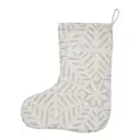 Clip julstrumpa 44 cm off-white