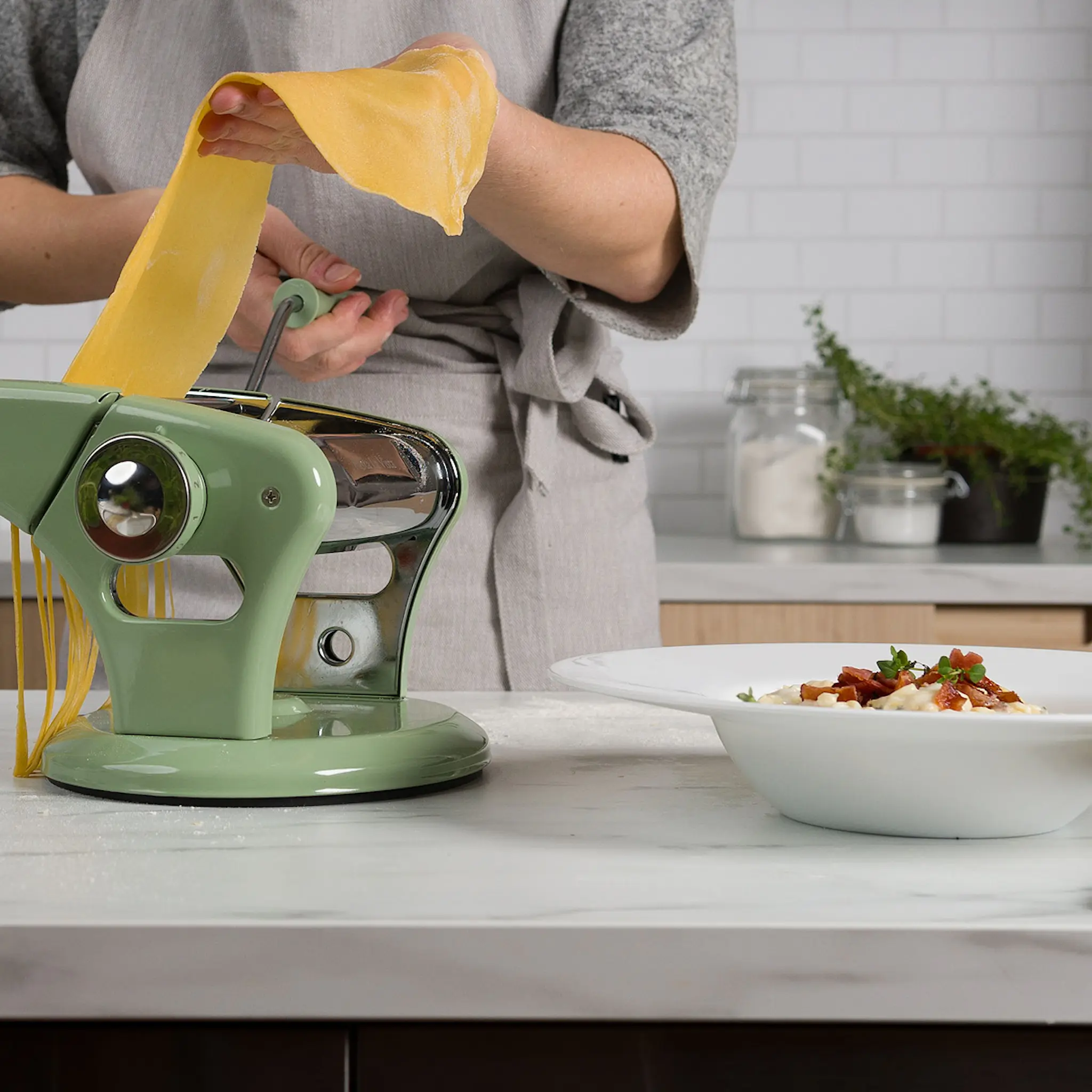 Modern House Pasta La Vista pastaskål 27 cm vit