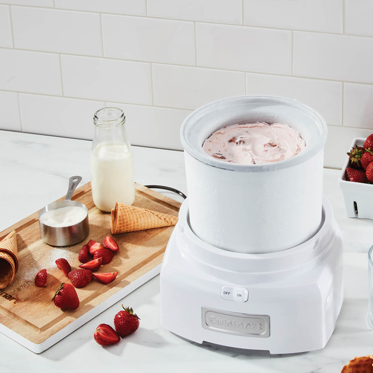 Cuisinart Cool Scoops glassmaskin ICE21E 1,4 L vit