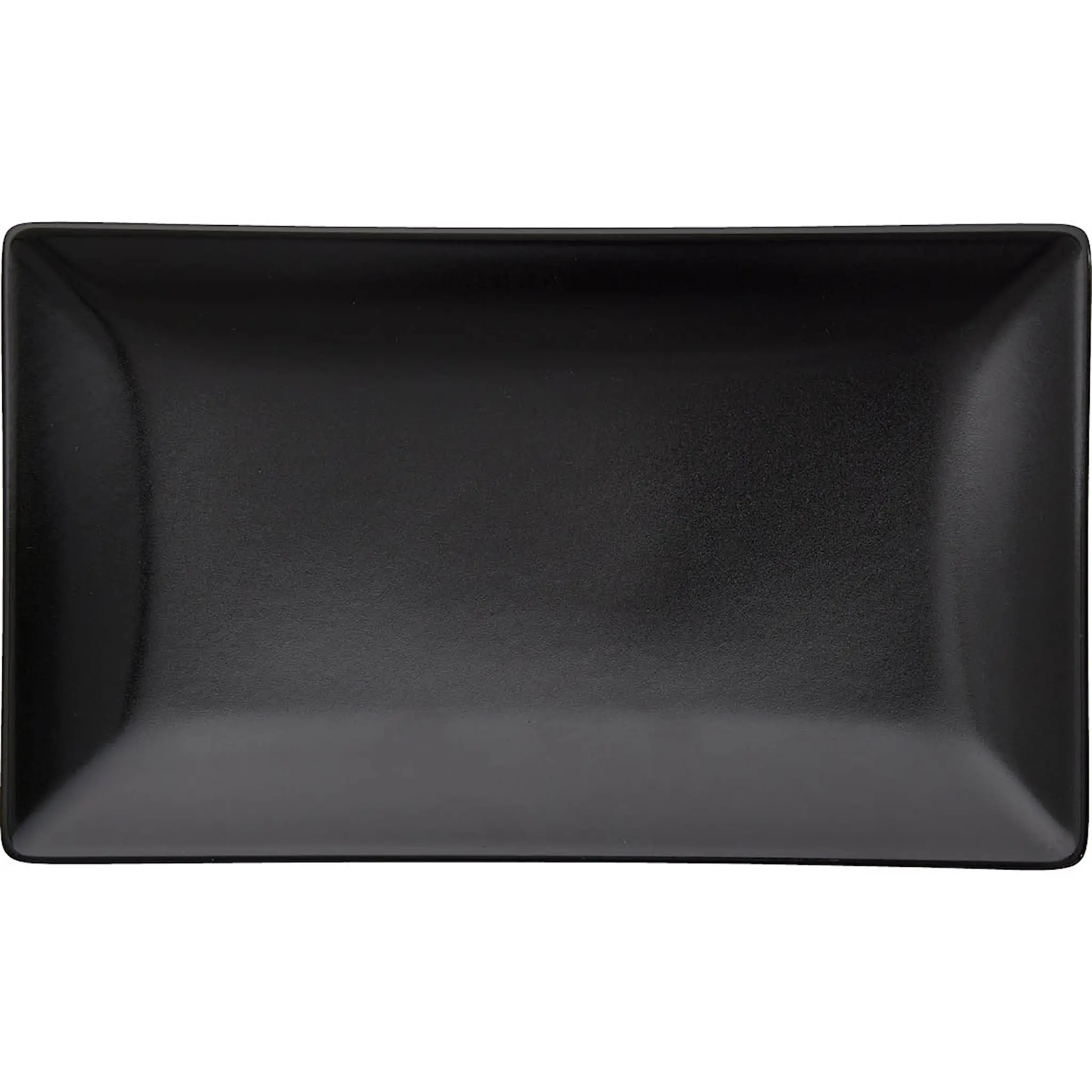 Aida Quadro Tallrik flat 25x15 cm Svart matt