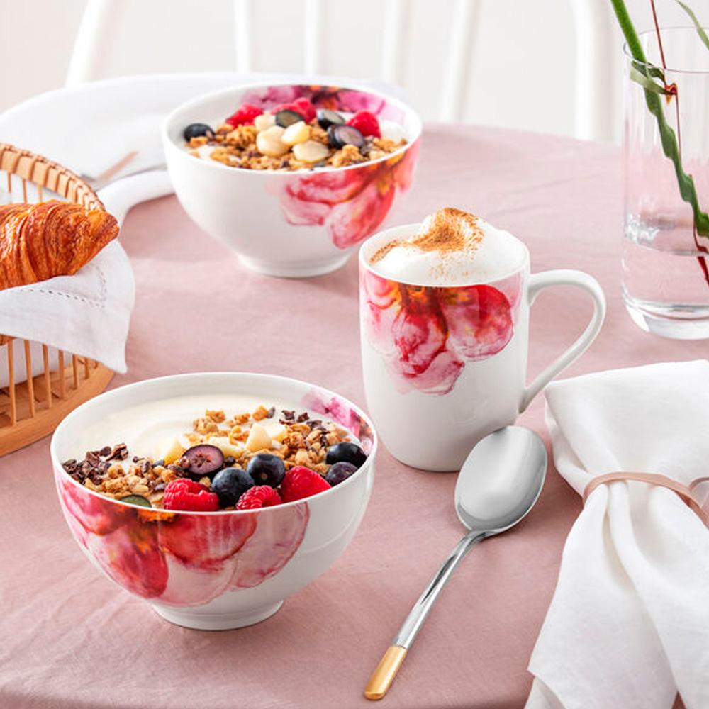 Villeroy & Boch Rose Garden krus 29 cl hvit