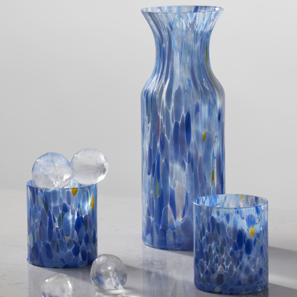 Magnor Swirl dekanter 1,4L blå