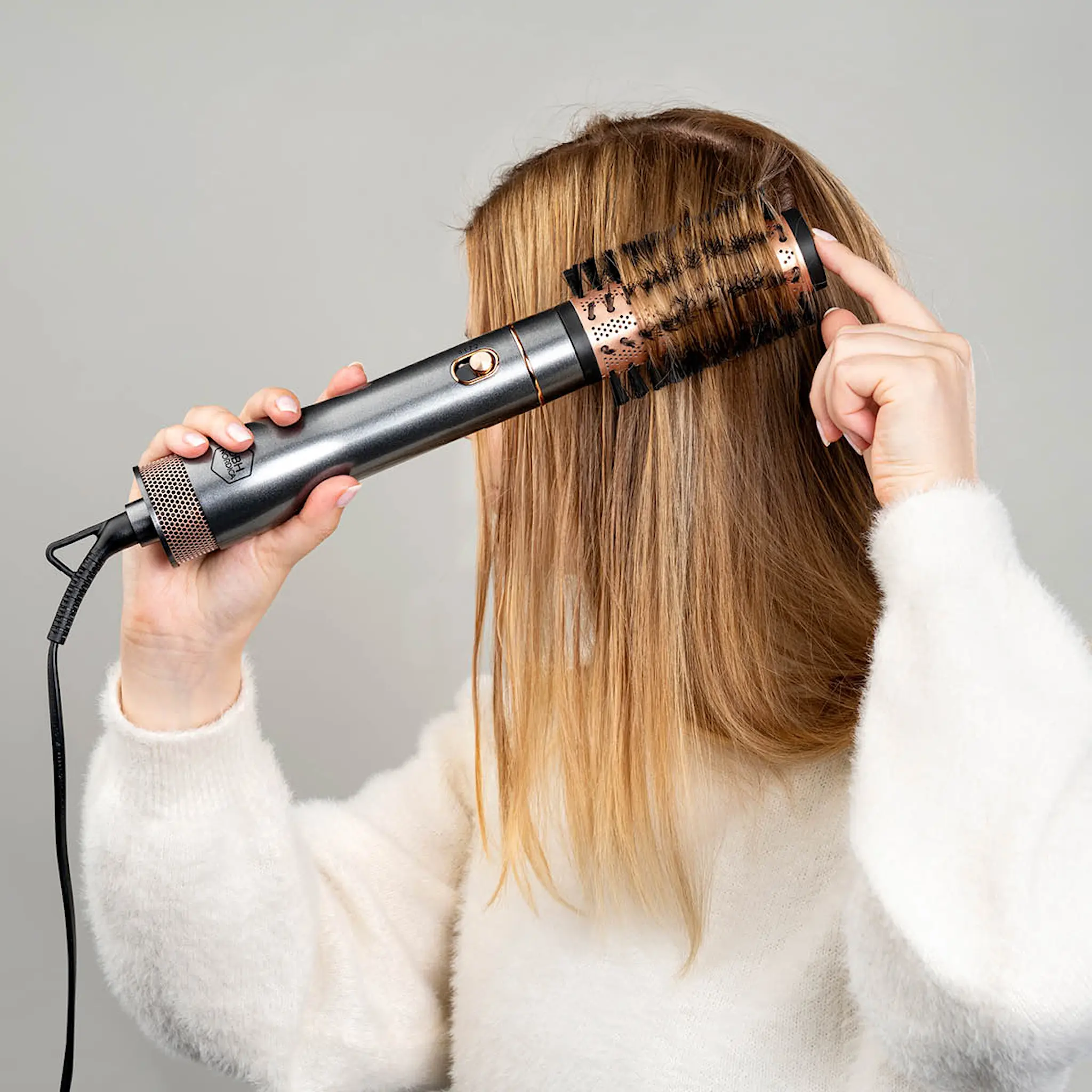OBH Nordica Artist Keratin Care varmluftsborste 650 W grå