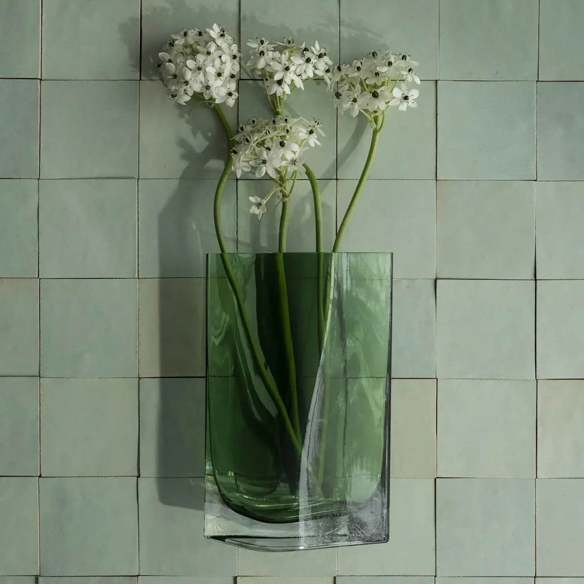 Blomus Duasis vas medium 28x18x10 cm grön