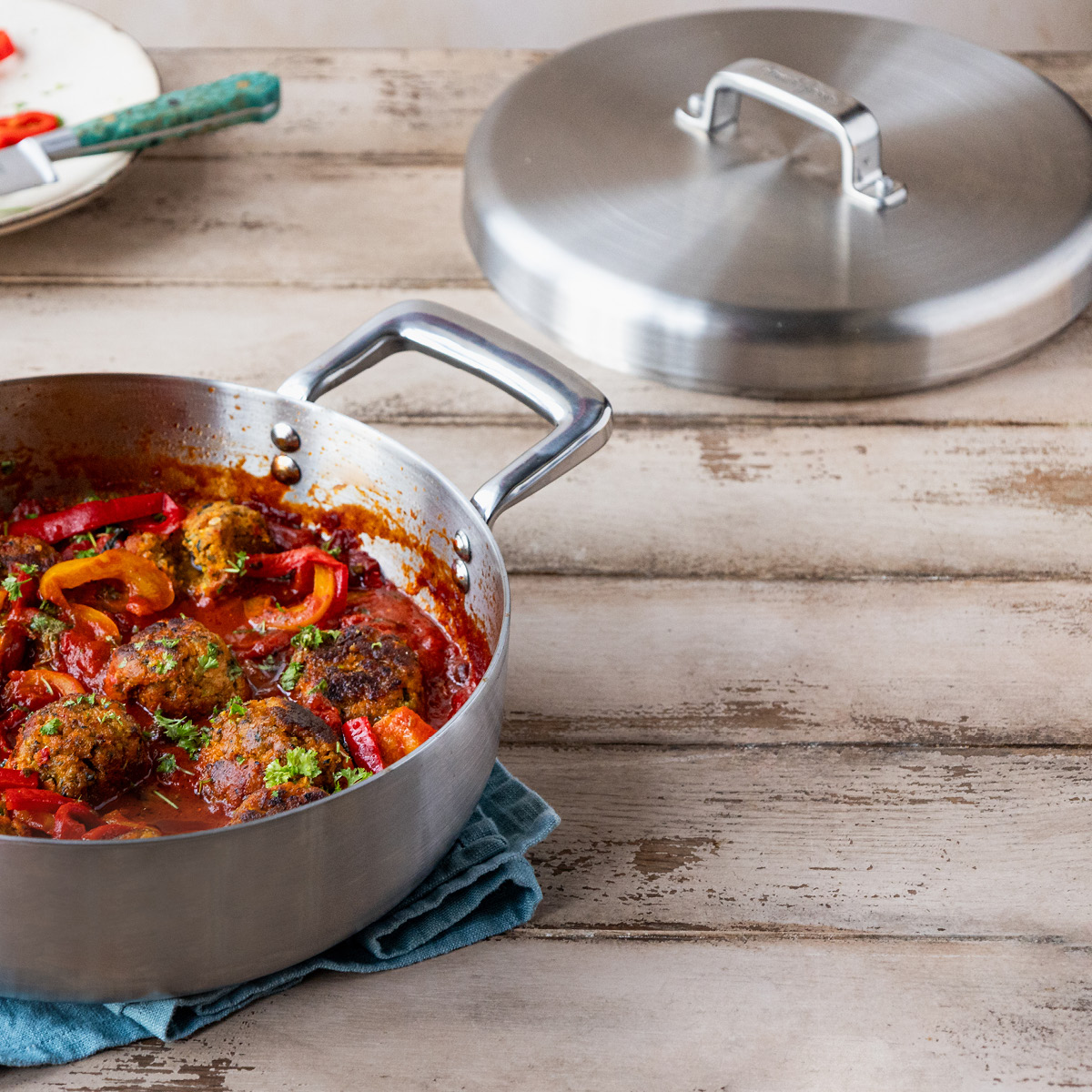 Samuel Groves Sautépanne med lokk 26 cm urban rustfritt stål