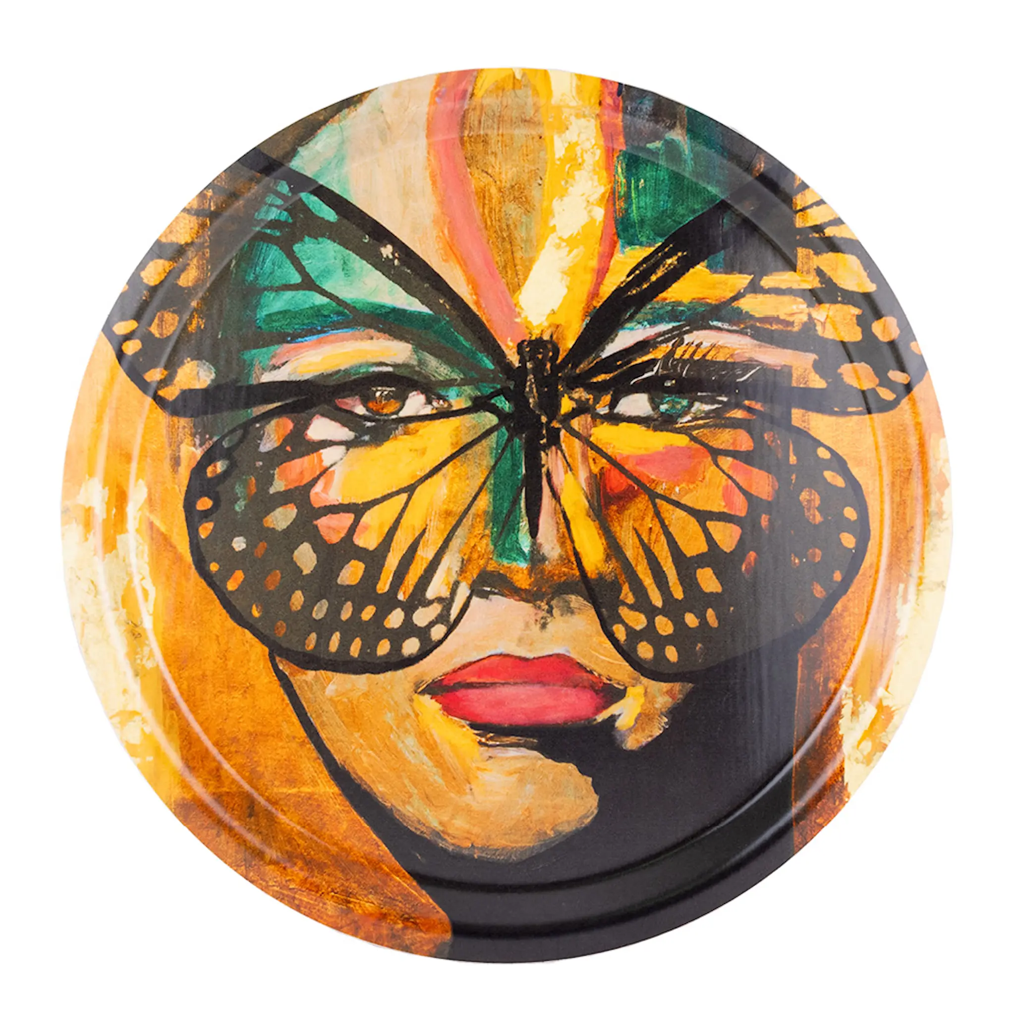 Carolina Gynning Tarjotin 31 cm Golden Butterfly