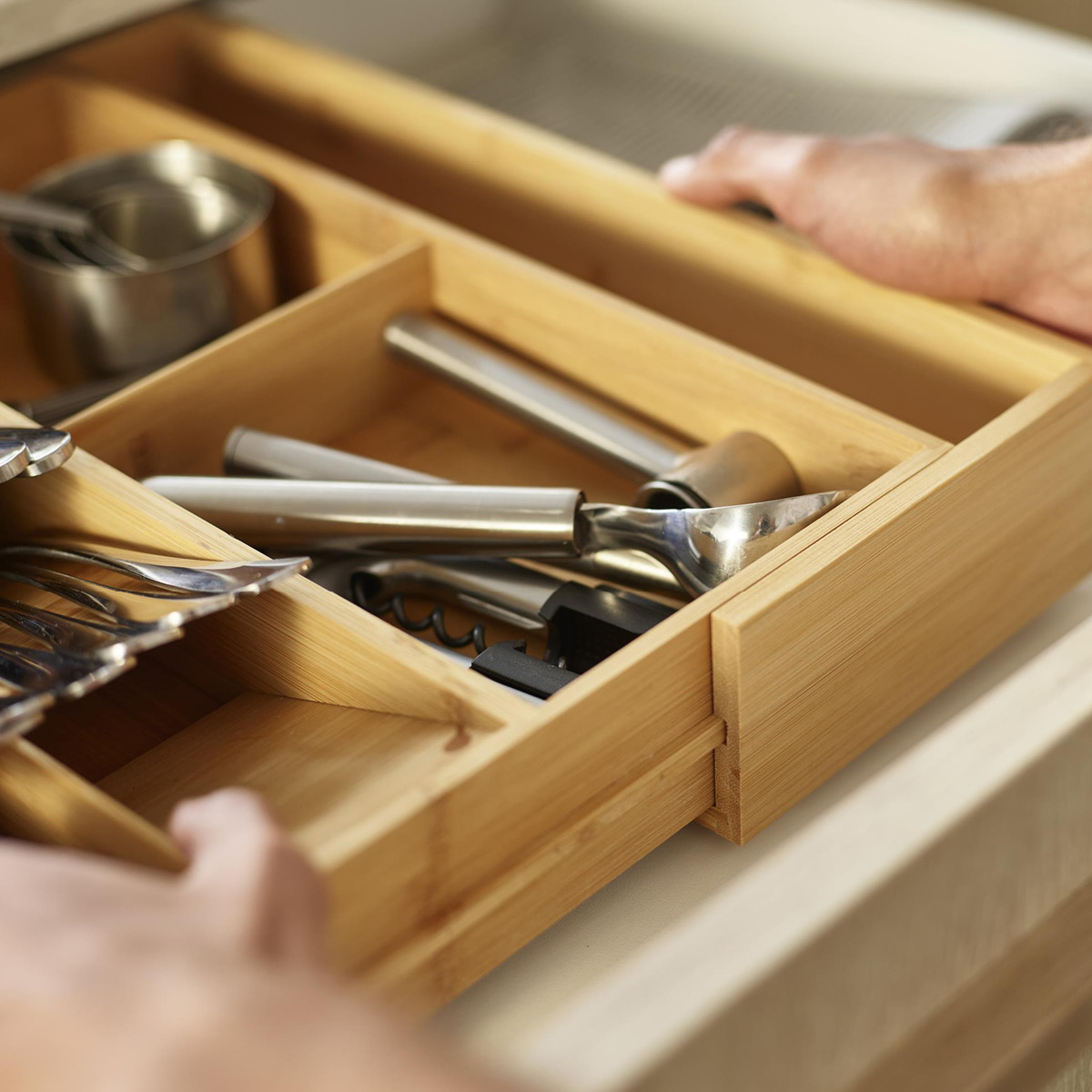 Joseph Joseph Drawerstore bestickorganisatör 10 rum natur