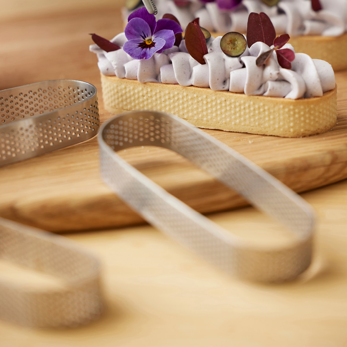 Blomsterberg Tertering oval 13x4,5 cm stål