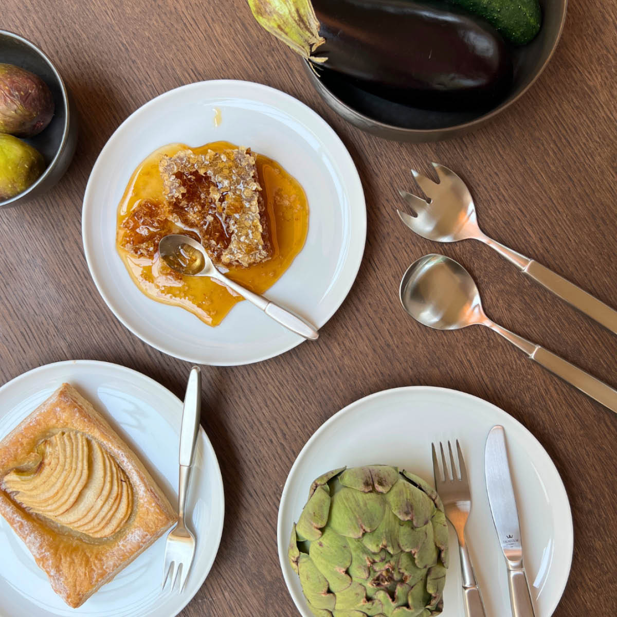 Skaugum Kakkuhaarukka 16 cm 6 kpl Harjattu teräs