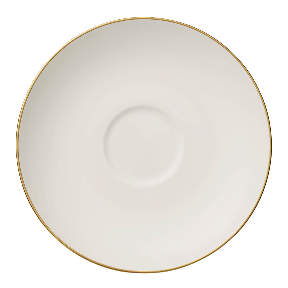 Villeroy & Boch Anmut Gold fat till kaffekopp 15 cm vit/guld