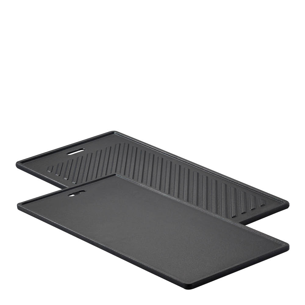 Rösle Grillilevy valurauta 45x24 cm Musta