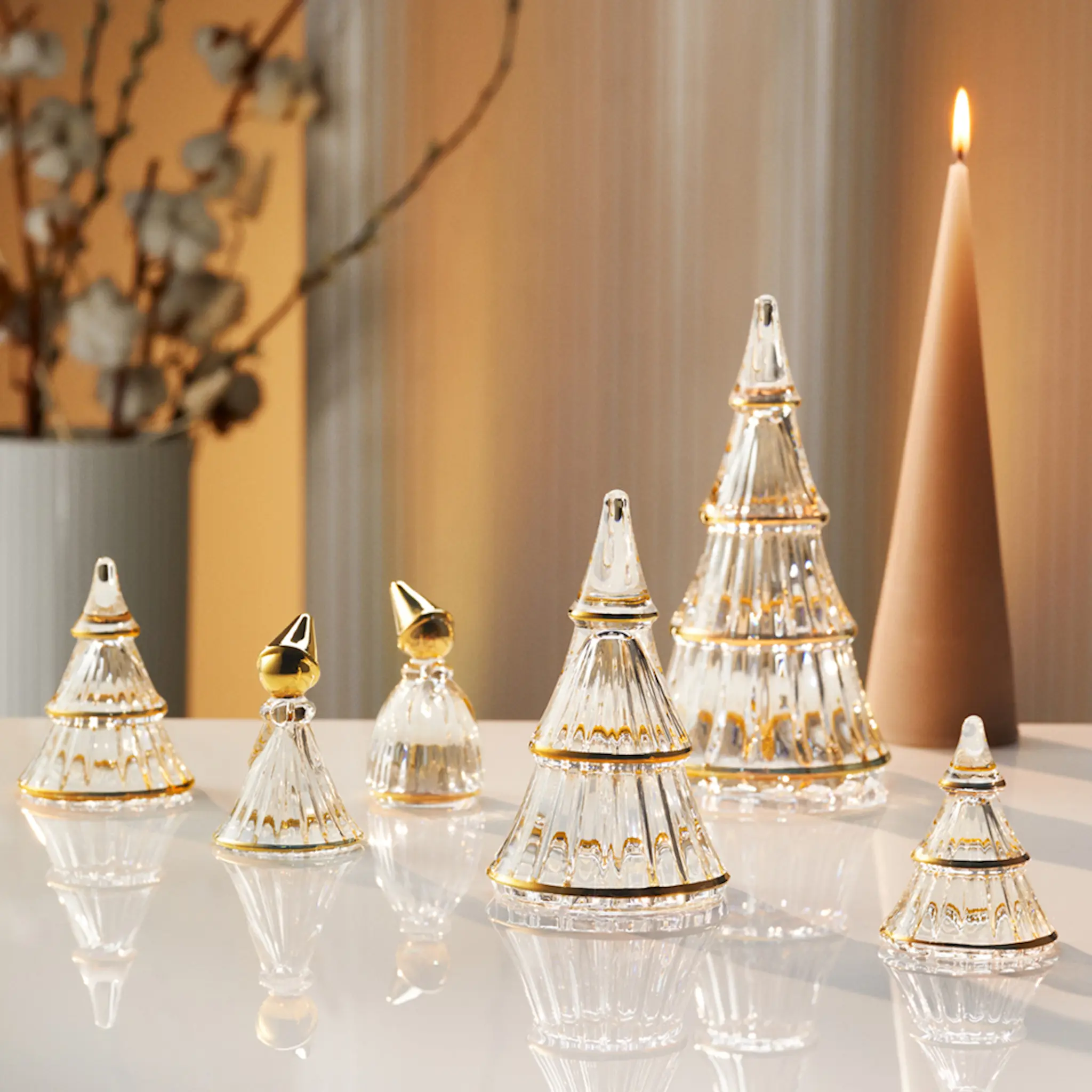 Holmegaard Fairytales juletre 9,5 cm