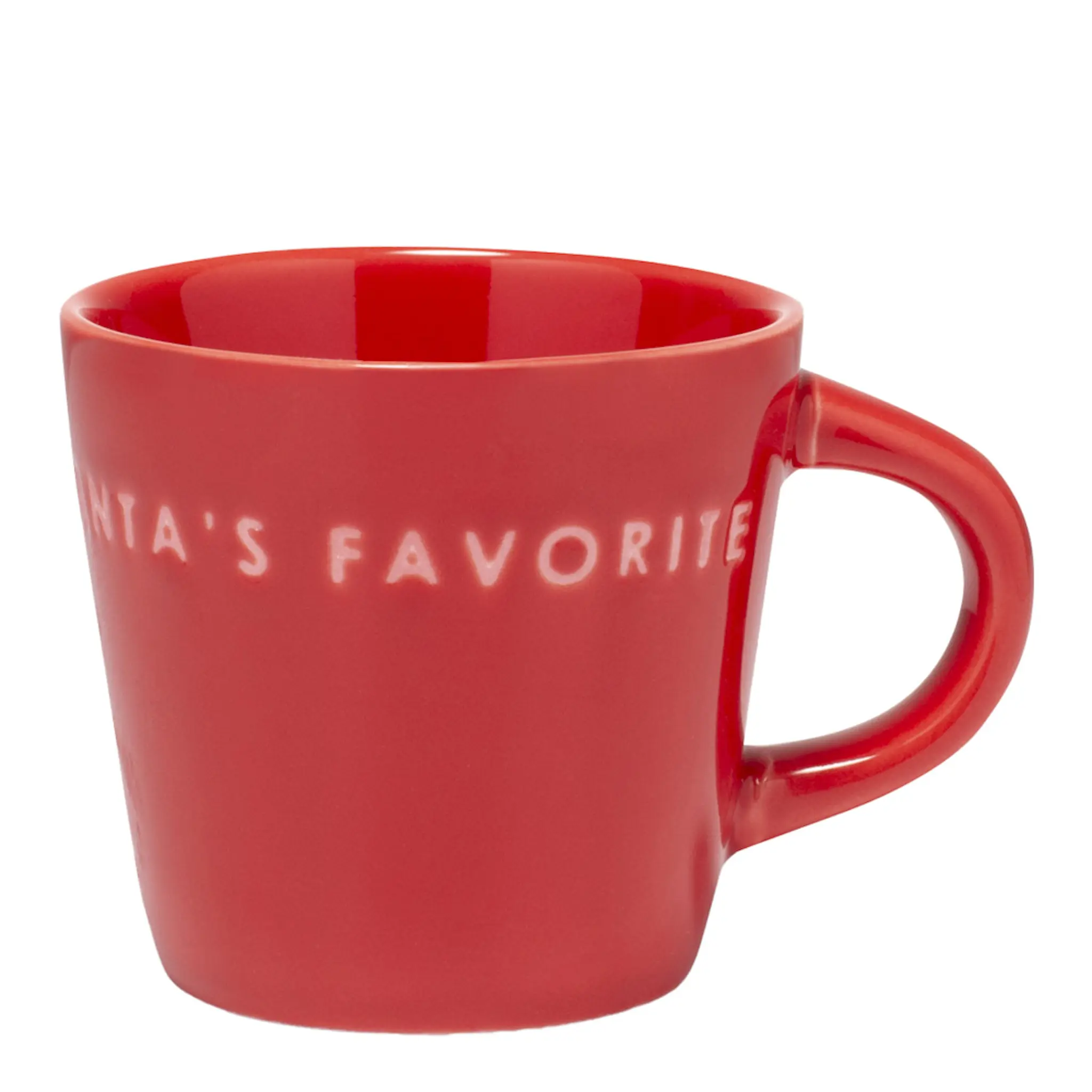 Vondels Santa's Favorites espressokopp 8 cl SANTA's FAVORITE röd