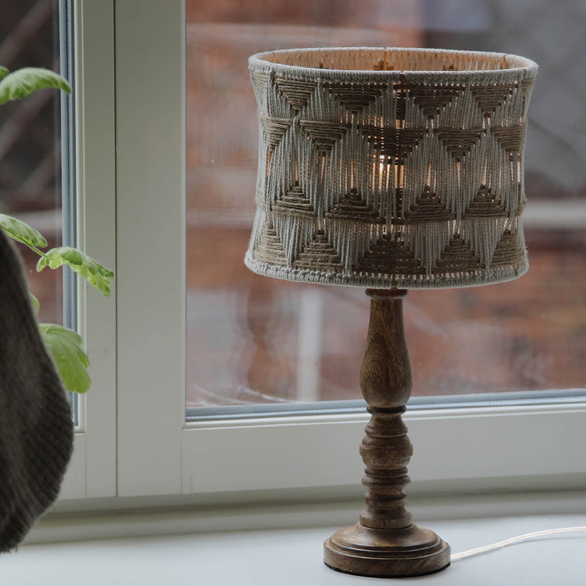 Markslöjd Ano bordslampa 45 cm beige/brun