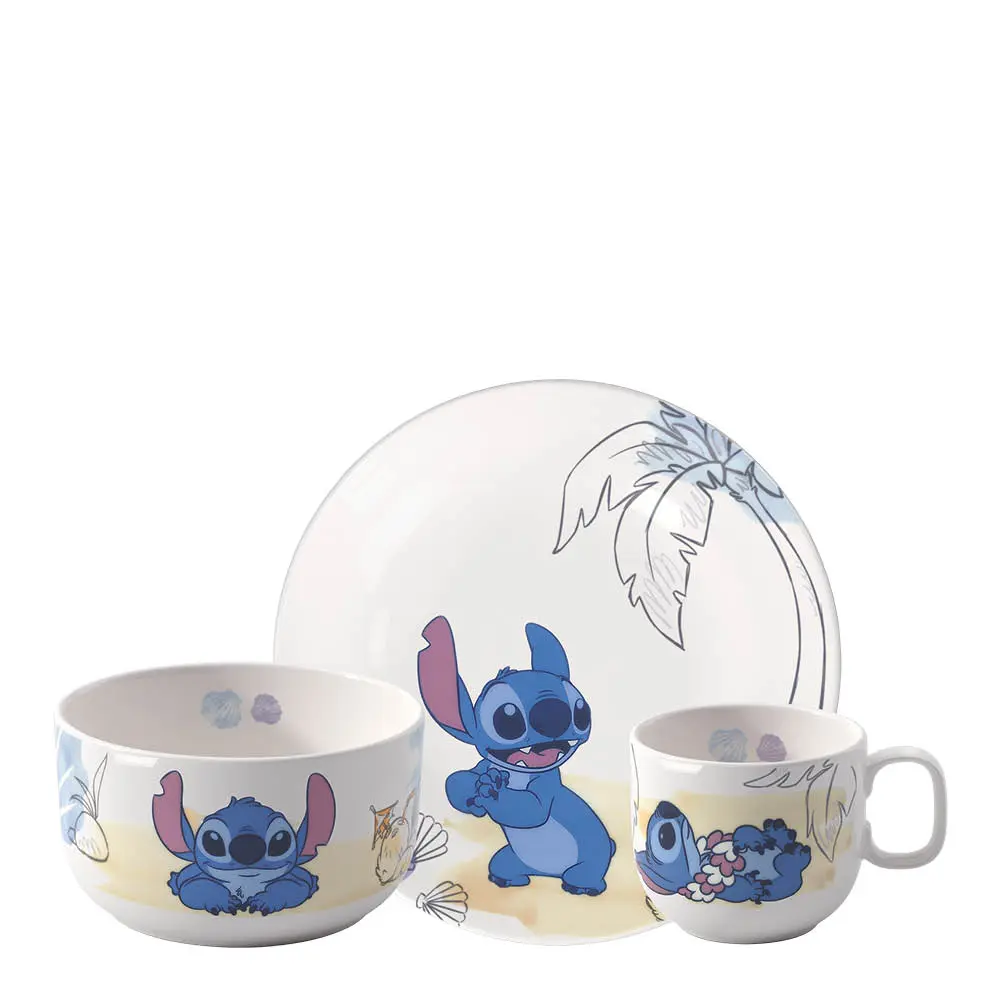 Kiddy Disney barnesett 3 deler Stitch
