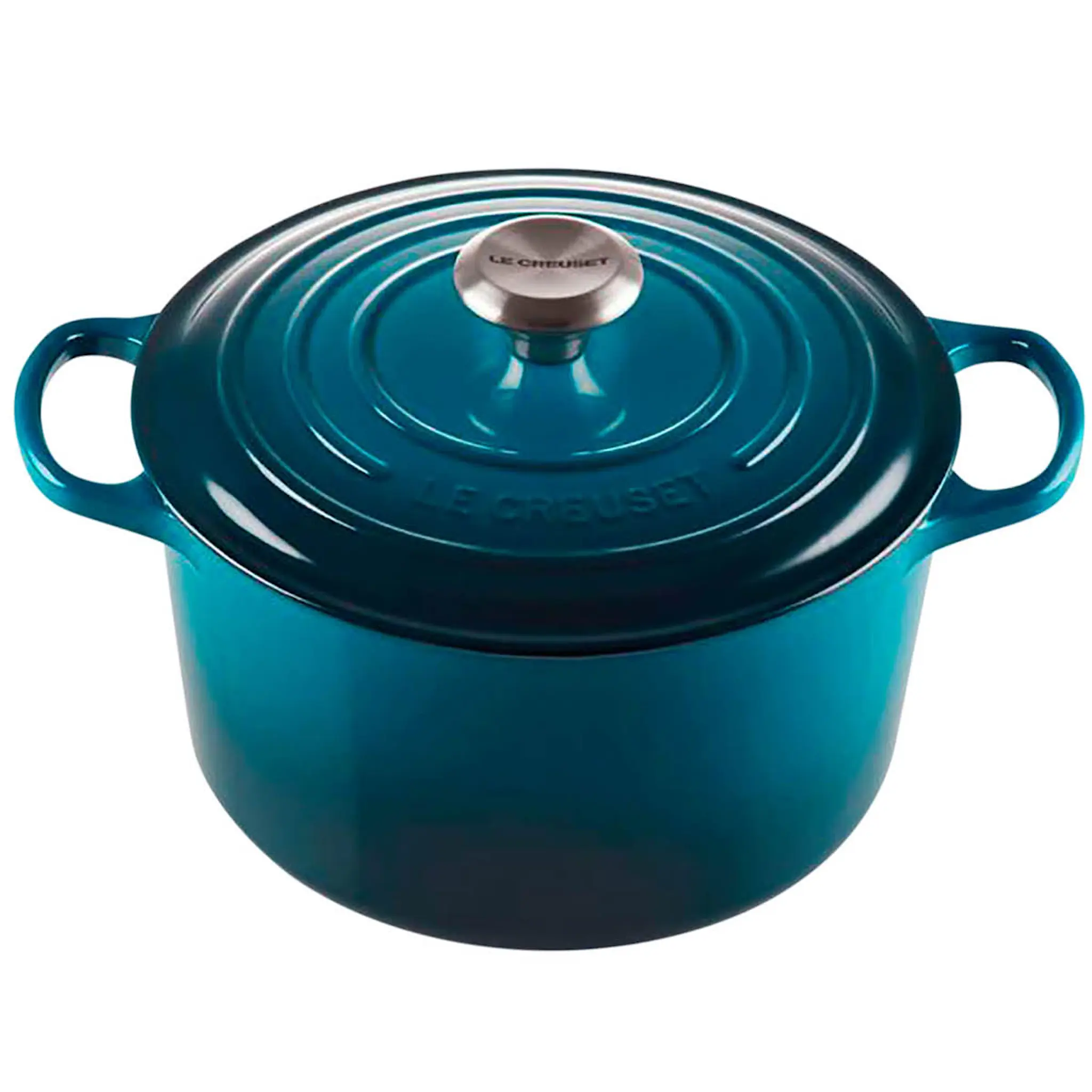 Le Creuset Signature Gjutjärnsgryta rund 24 cm 5 L deep teal