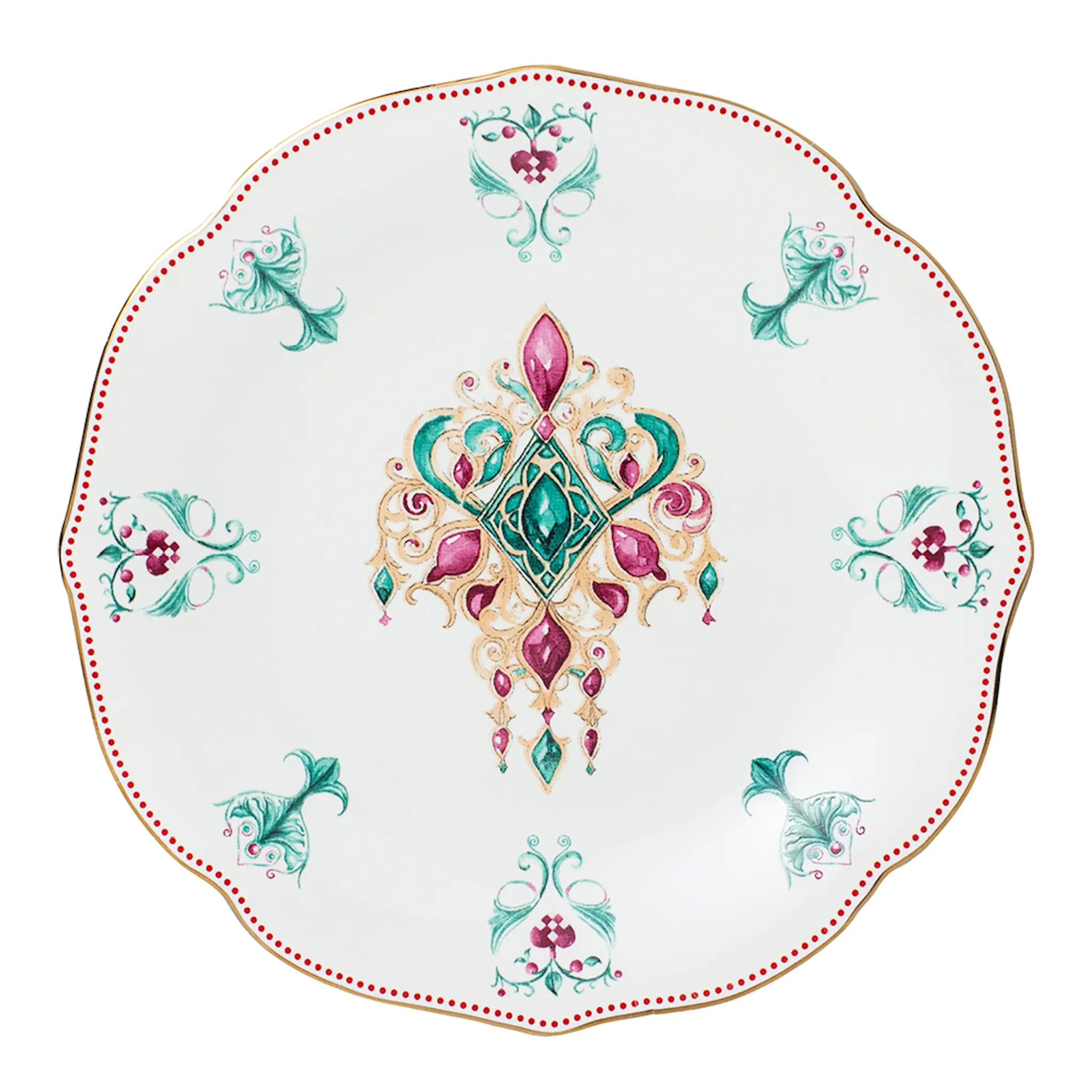 Magnor Lucia Lautanen 28 cm Valkoinen/Punainen/Vihreä