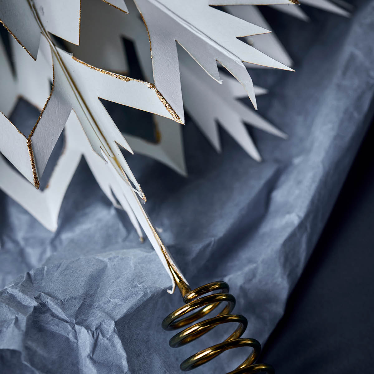 House Doctor Alsta Latvatähti 35 cm Valkoinen/Kulta