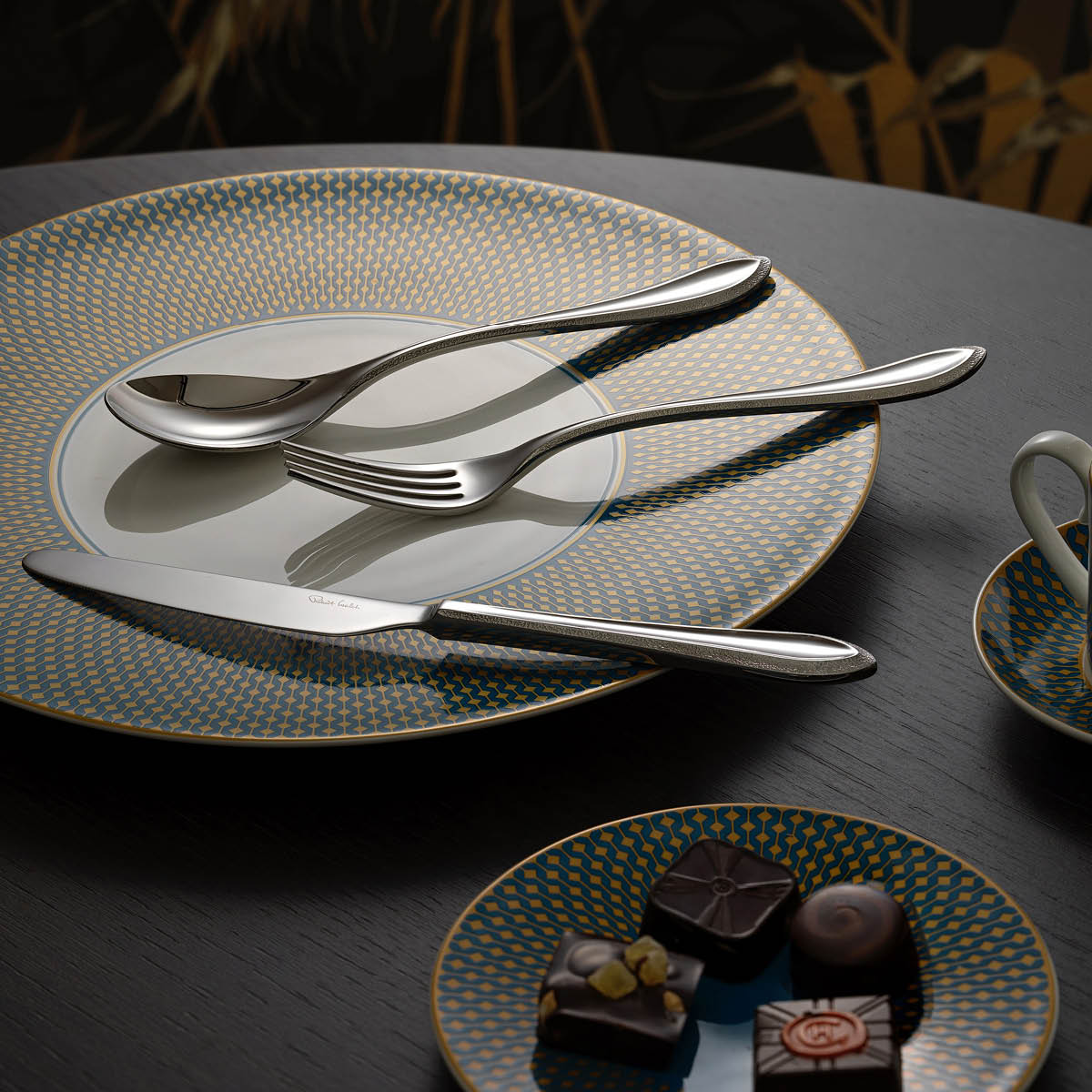 Robert Welch Kemble Textur bestickset 24 delar stål