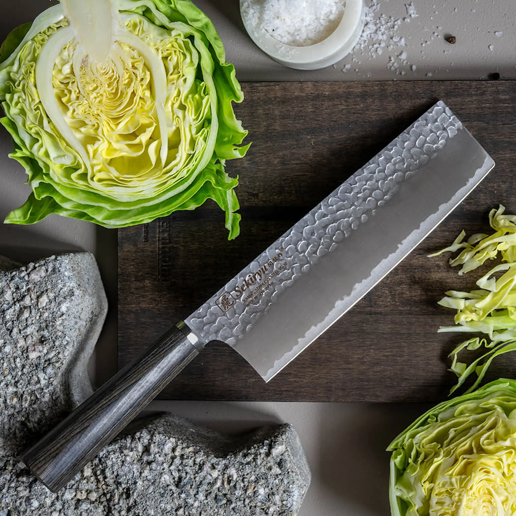 Sekiryu Charcoal chopperkniv 18 cm stål