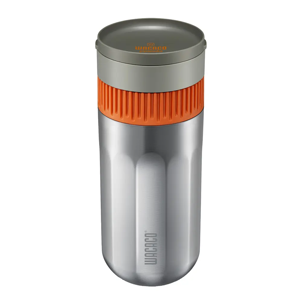 Pipamoka All-in-One Pressopannu / Termosmuki 240 ml Musta
