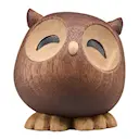 Sofia uggla träfigur 5 cm gummiträ/sapele