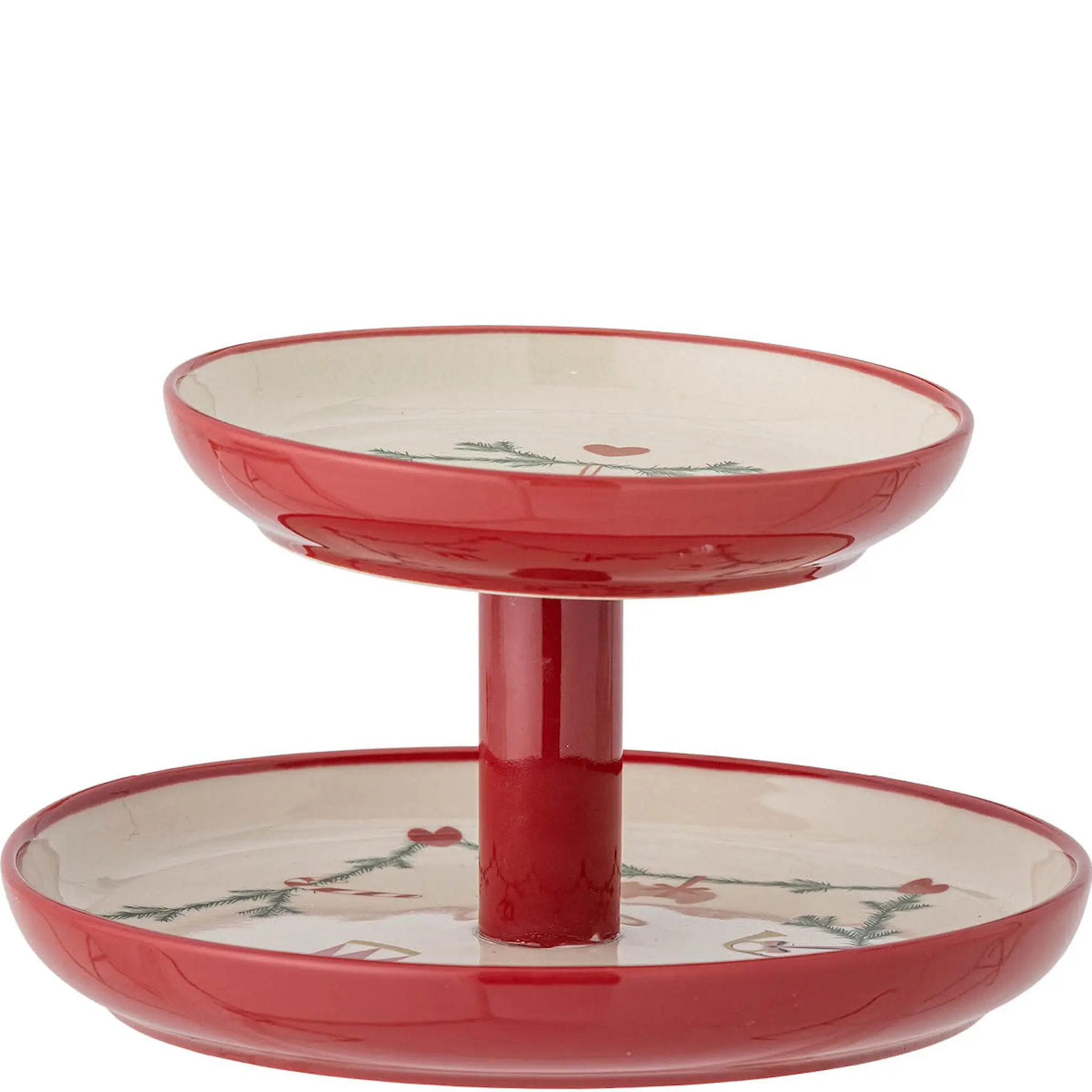 Bloomingville Yule etasjefat 2 lag 22x13 cm julemotiv hover