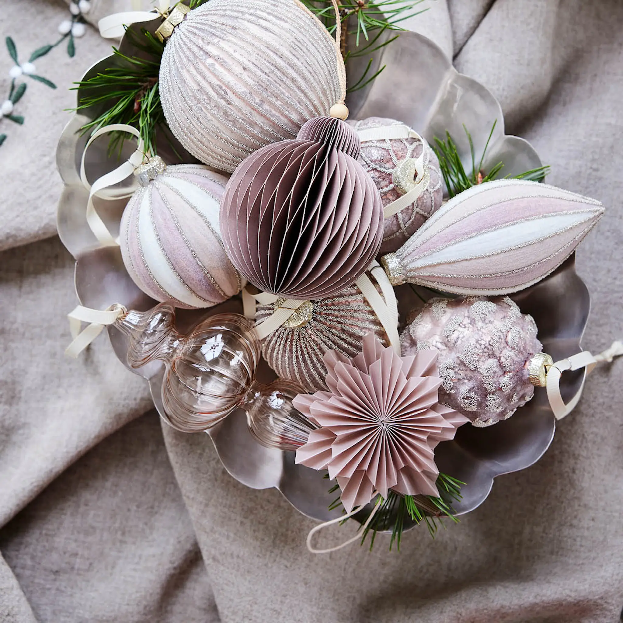 Lene Bjerre Missine Pöytäliina 220x140 cm Hiekka