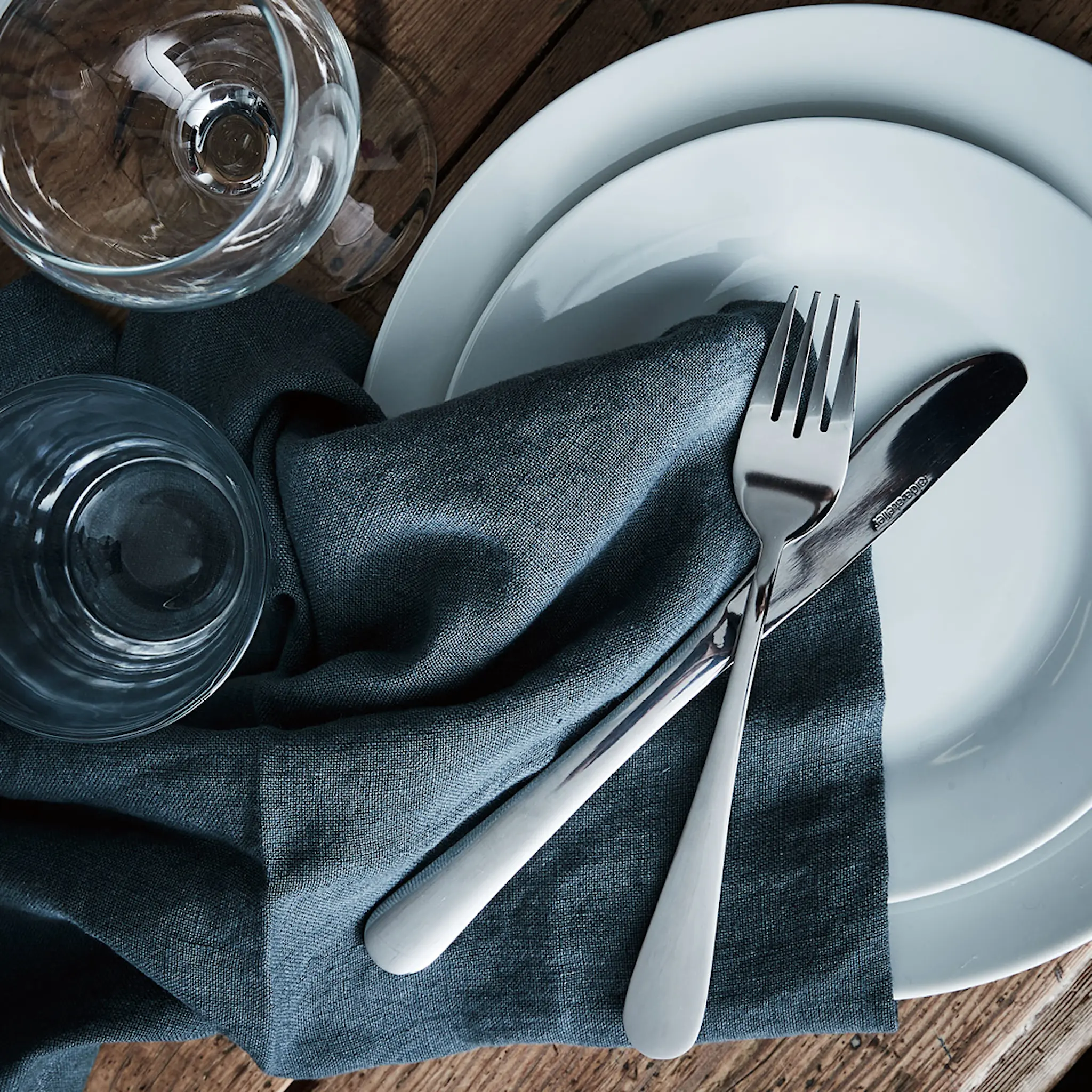 Aida Atelier tårtgaffel 4-pack polerad