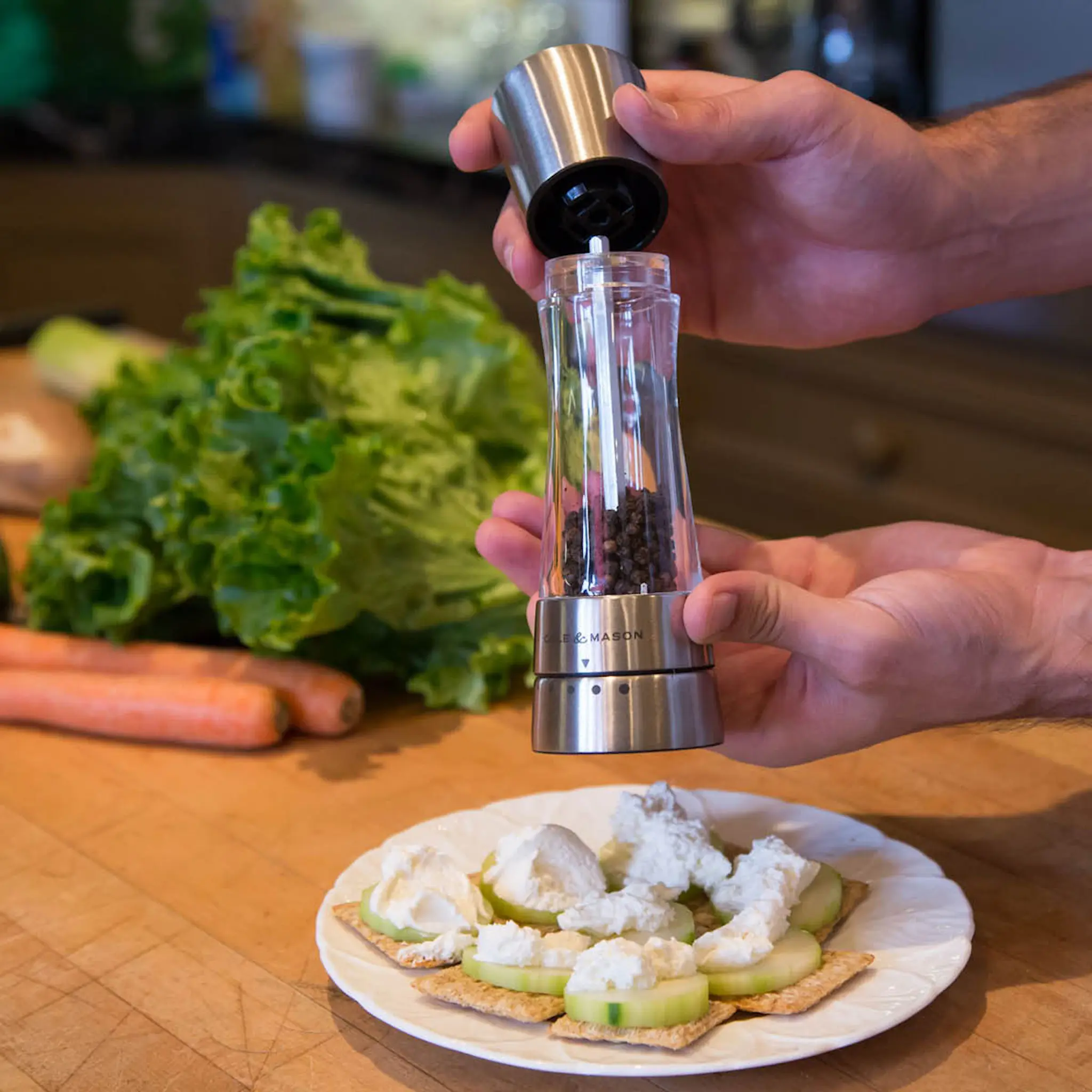 Cole & Mason Gourmet Precision - Derwent pepperkvern børstet stål