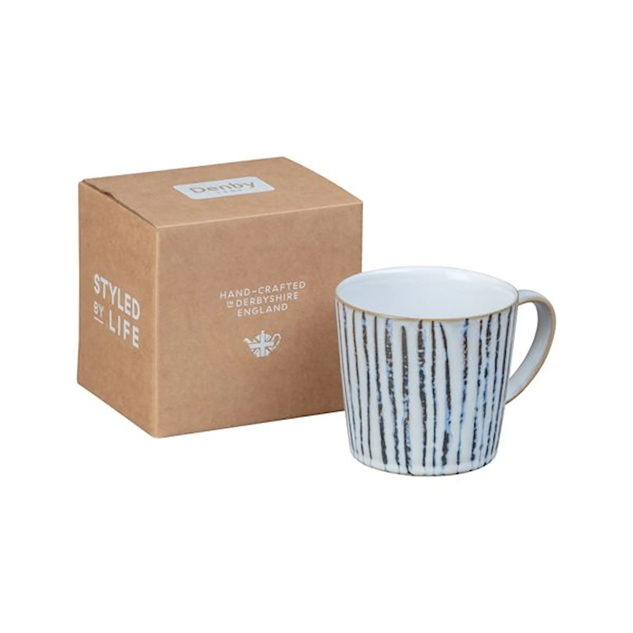 Denby White Wax Mugg Stor 40 cl Vit