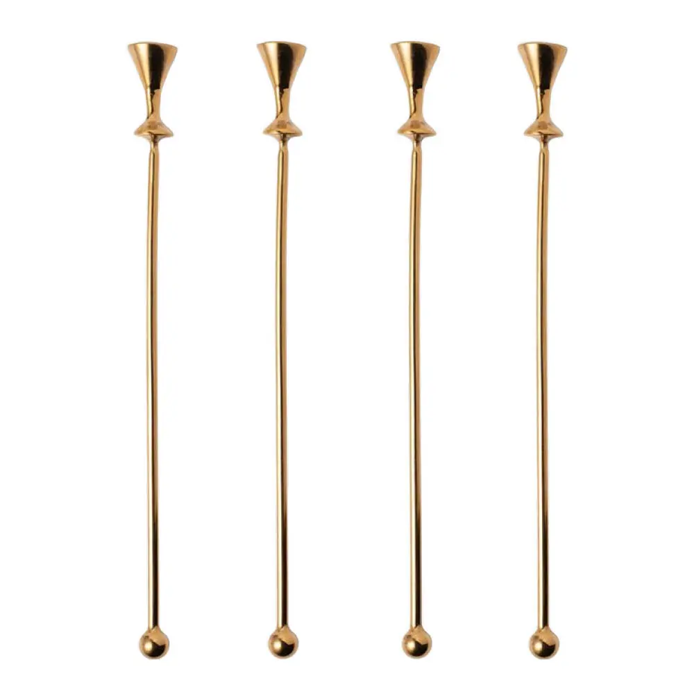 Cocktail Club Drinkkitikku lasi 15,5 cm 4 kpl Teräs