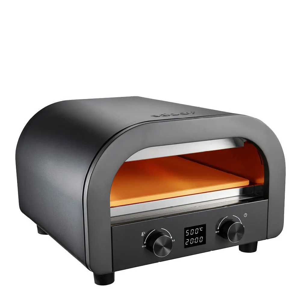 Ultimate Sähköinen Pizzauuni Musta