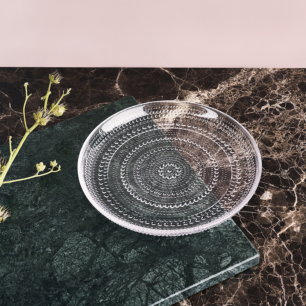 iittala Kastehelmi tallerken 17 cm klar