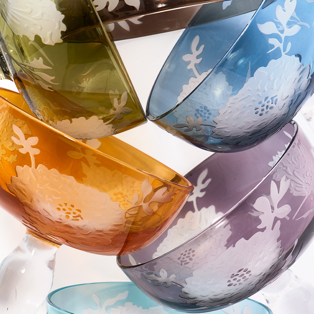 Pols Potten Peony Coupe 6-pack Multi