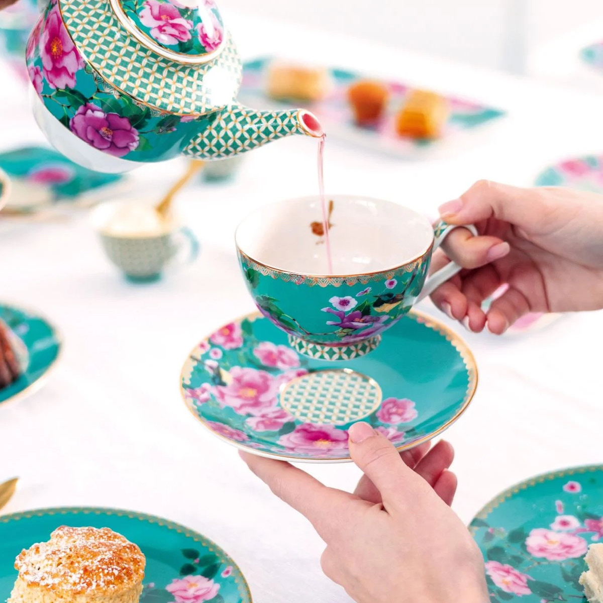 Maxwell & Williams Silk Road Teekannu 0,5 L Sininen